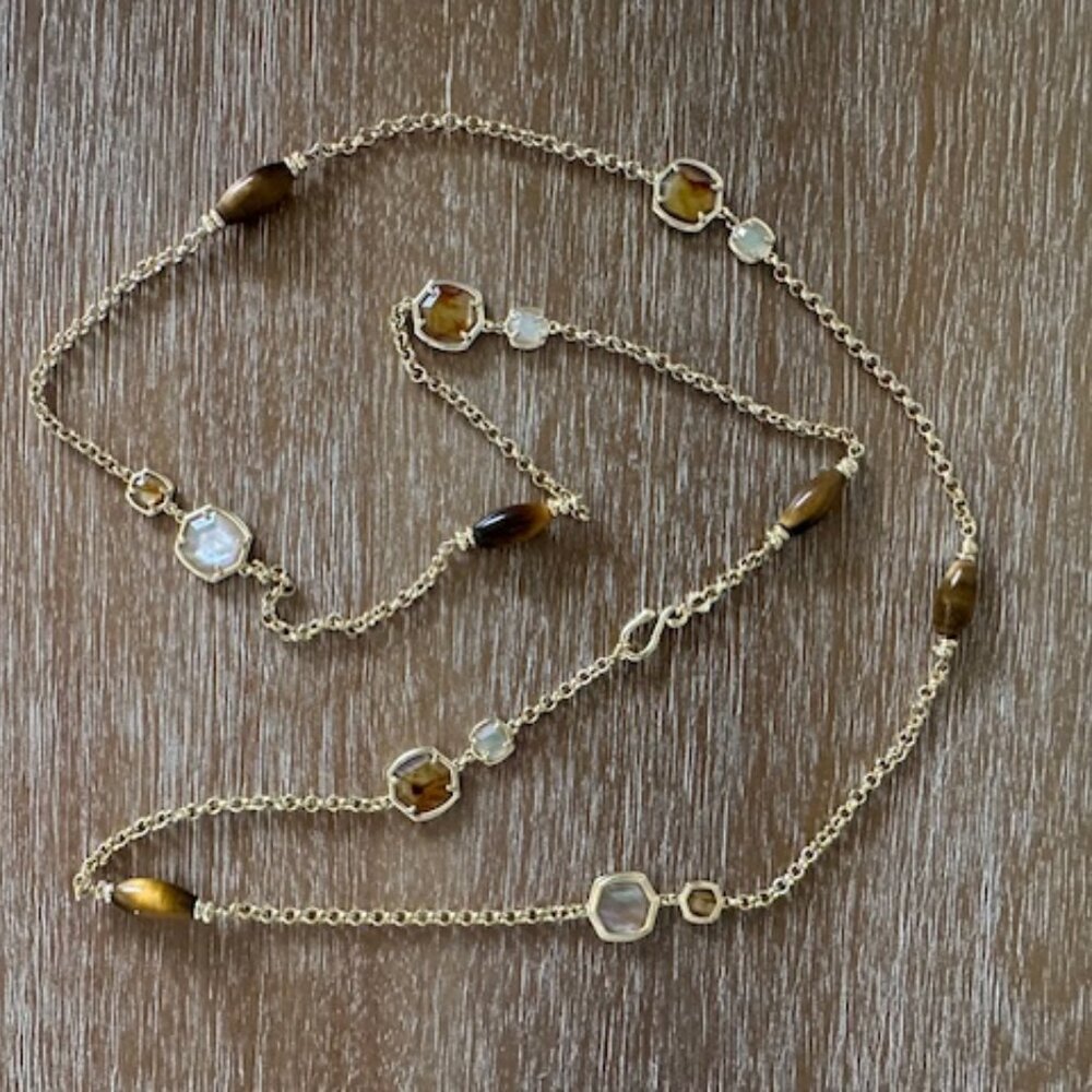 Kendra Scott Long Neutral Necklace
